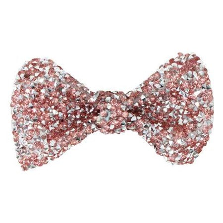 Pink Poppy | Encrusted Gemstone Hairbow | HCG164