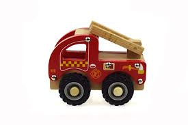 Boxed Vehicle | Wooden Fire Engine