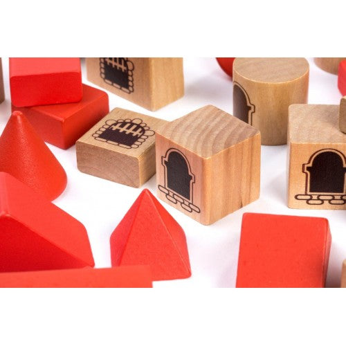 Miniland | Wooden Stacking Castle Block Set