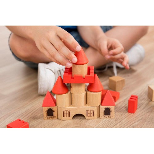 Miniland | Wooden Stacking Castle Block Set