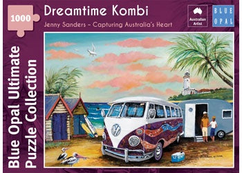 Blue Opal | 1000 pc | Jenny Sanders | Capturing Australia's Hearts | Dreamtime Kombi