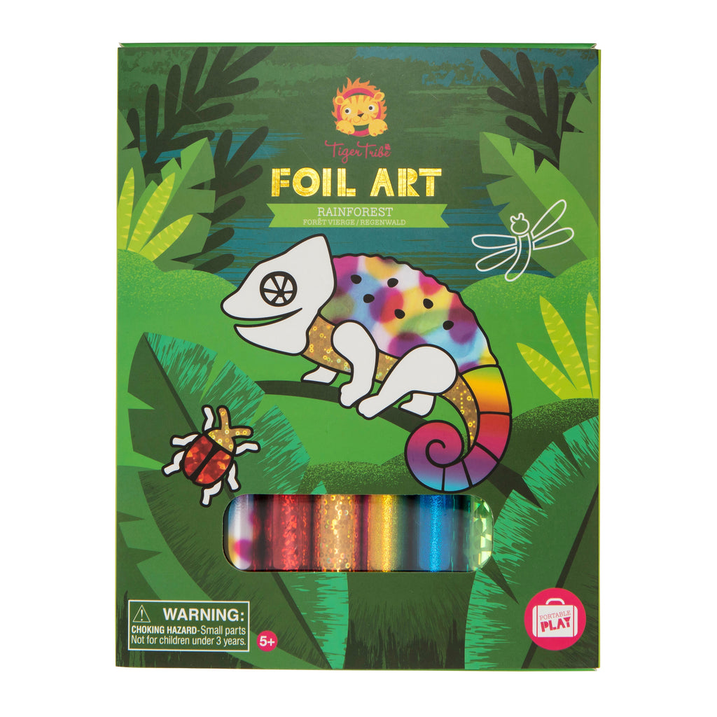 Tiger Tribe | Foil Art | Rainforest