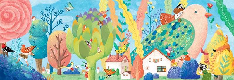 Djeco | 350pc | Miss Birdy | Puzzle | DJ7616