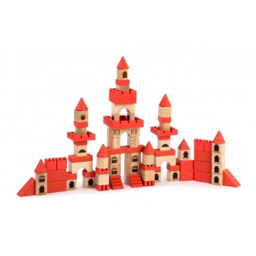 Miniland | Wooden Stacking Castle Block Set