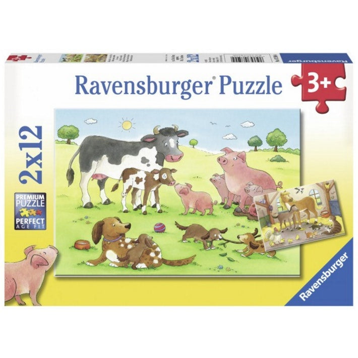 Ravensburger | 2x12pc | 075904 Animal Children