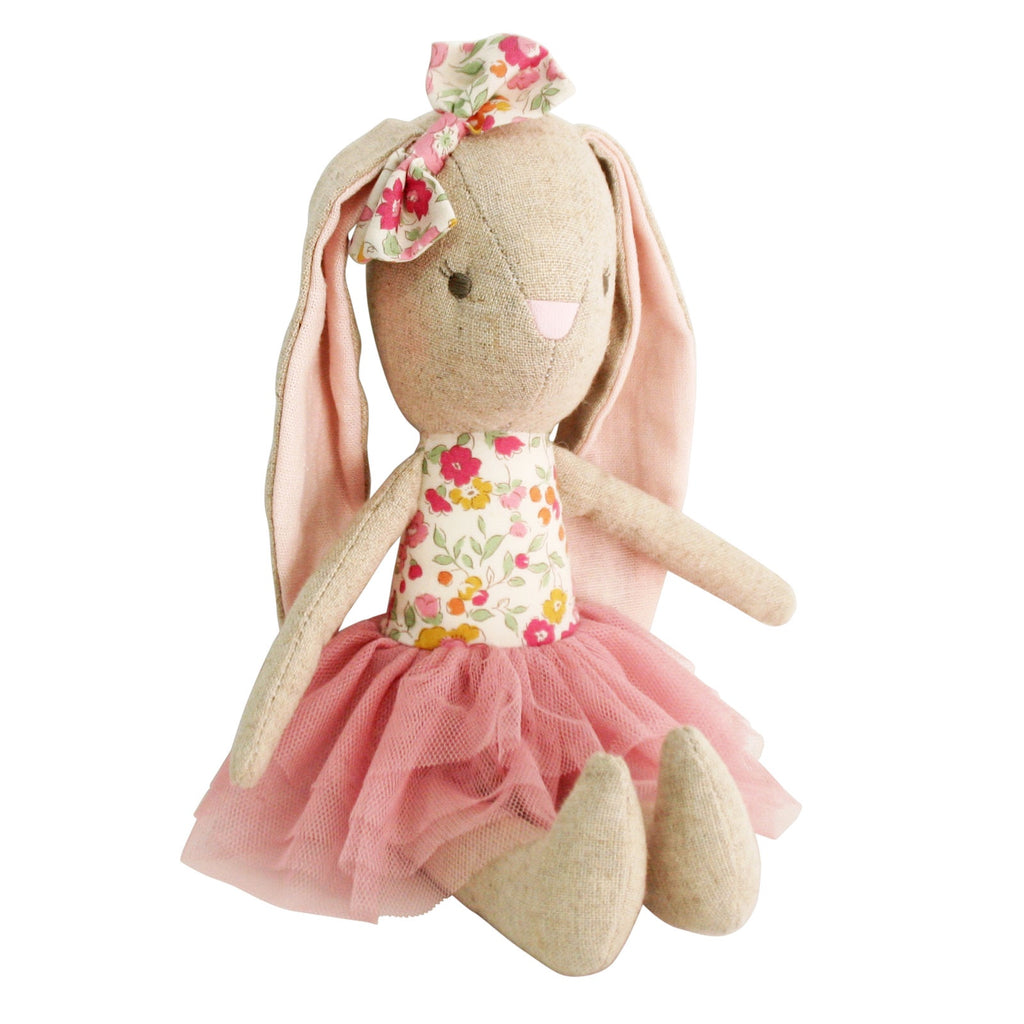 Alimrose | Linen Baby Pearl Toy | 26cm | Blush