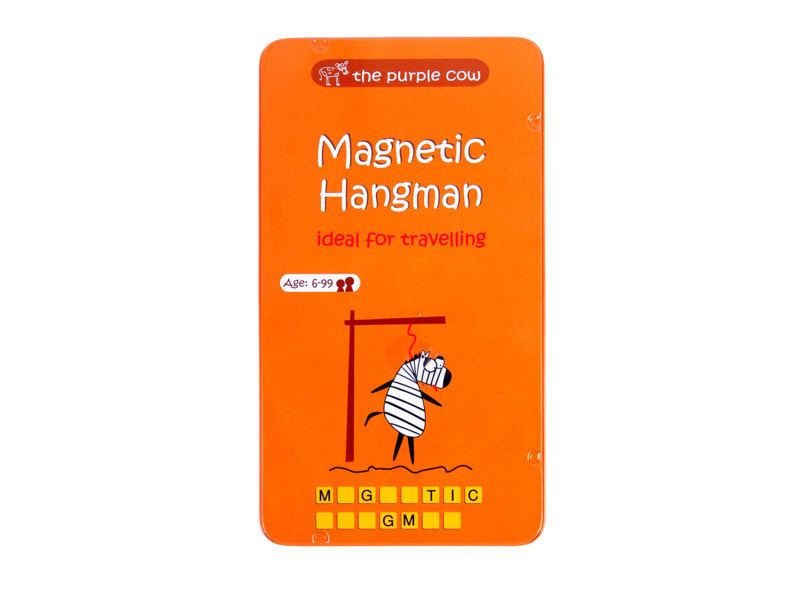 The Purple Cow | Hangman Magnetic travel game