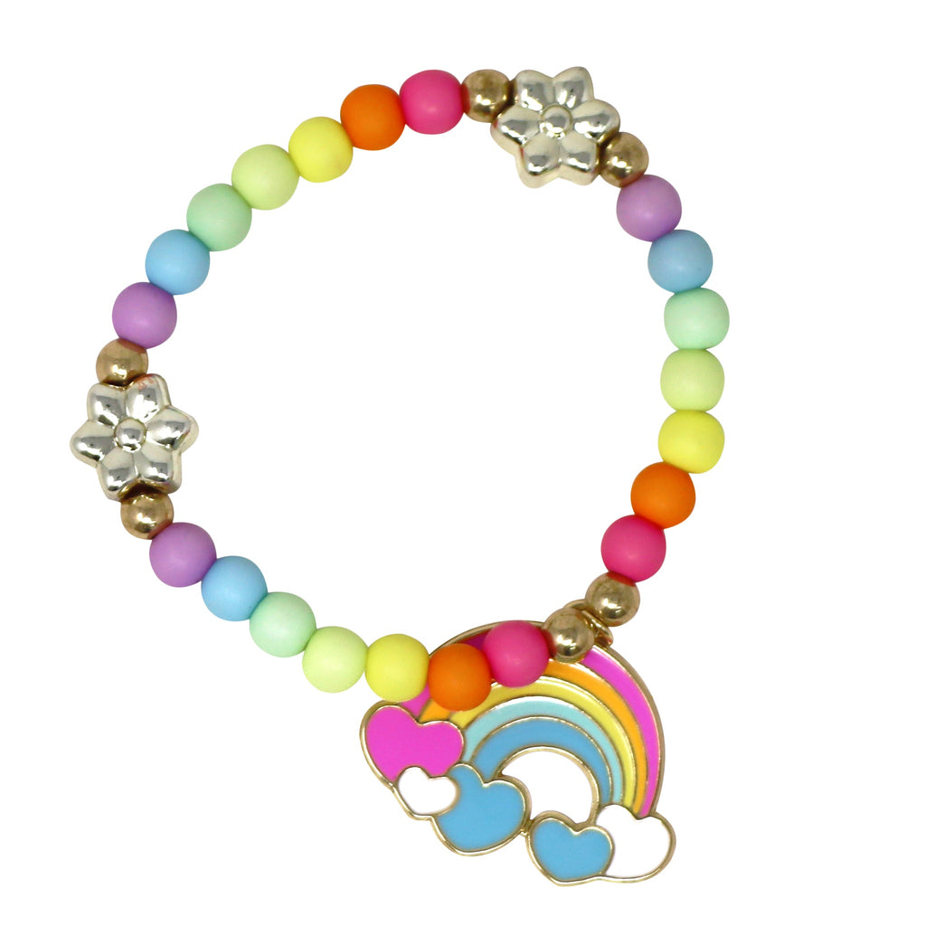 Pink Poppy | Daisy Rainbow Bracelet