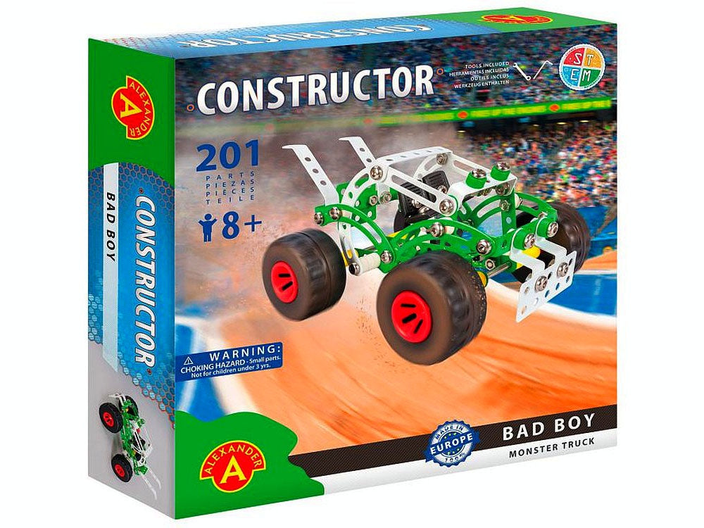 Alexander Toys | Constructor Bad Boy Monster Truck 201 pc