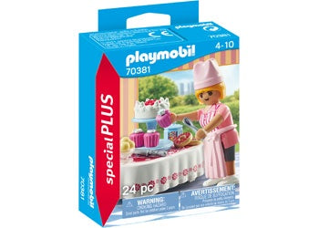 Playmobil | 70381  Baker with Dessert Table