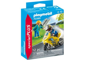 Playmobil | 70380  Boys with Motorcycle