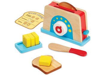 Melissa & Doug | Bread & Butter Toaster Set