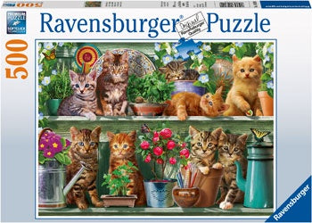 Ravensburger | 500pc | 148240 Cats on the Shelf