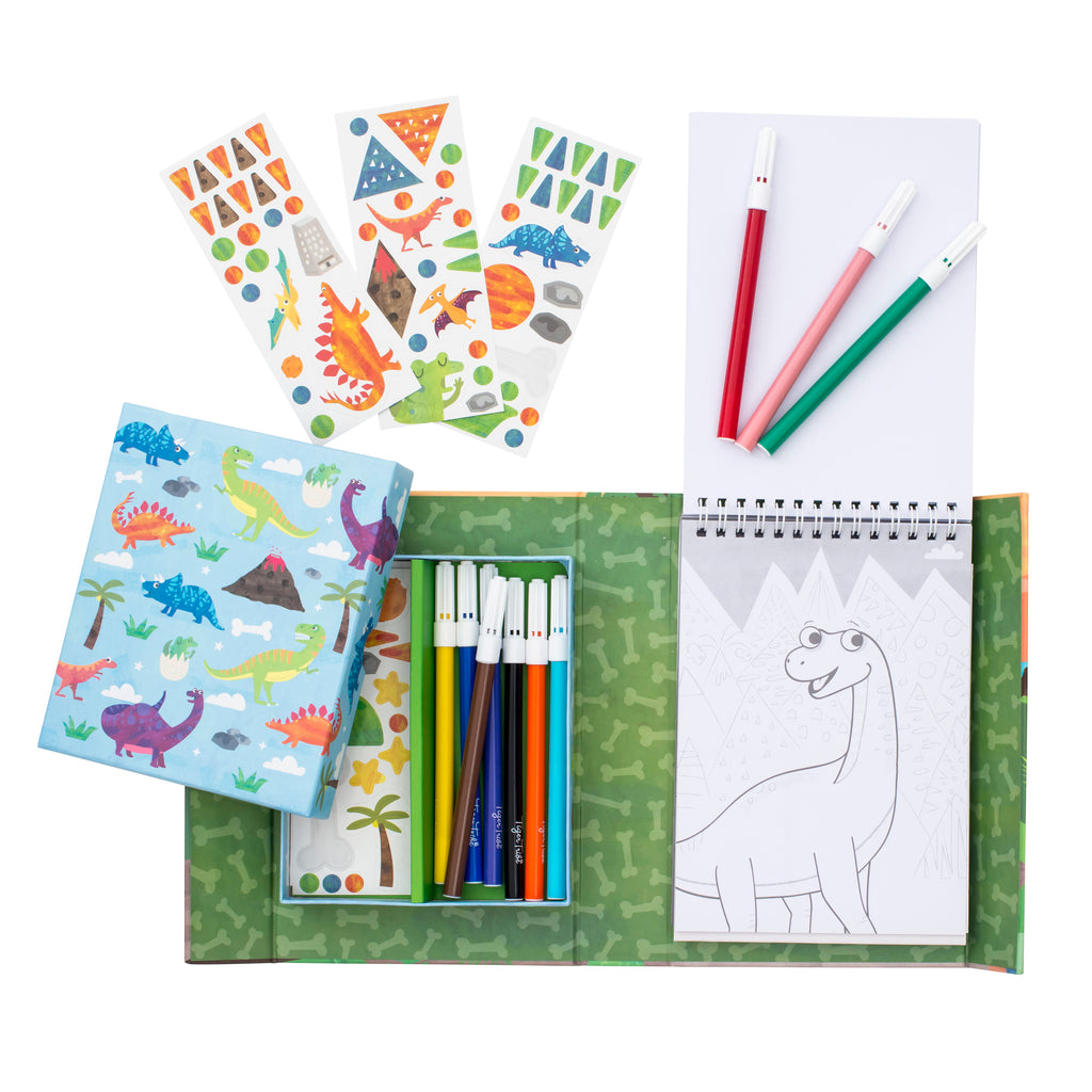 Tiger Tribe | Colouring In Set | Dinosaurs