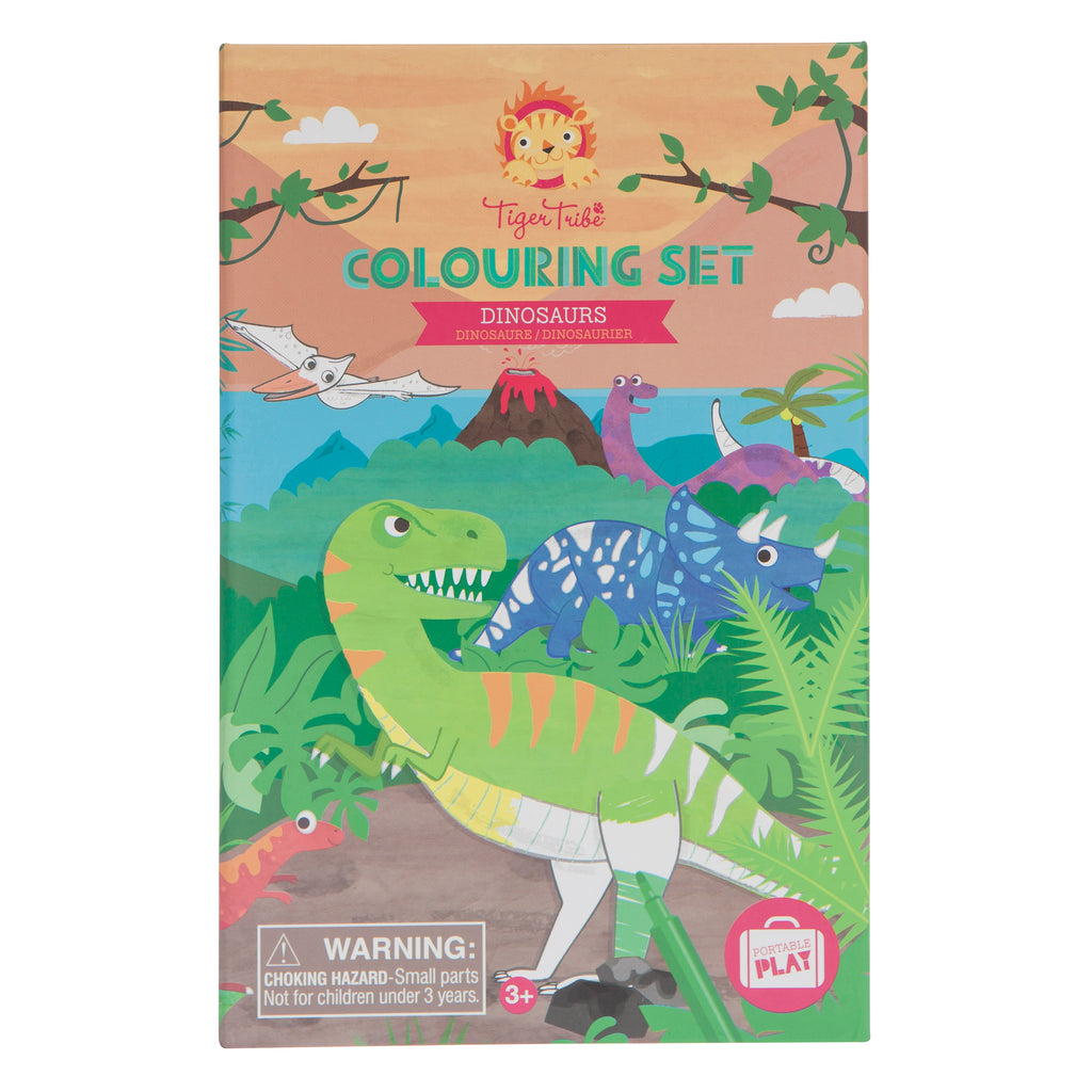 Tiger Tribe | Colouring In Set | Dinosaurs