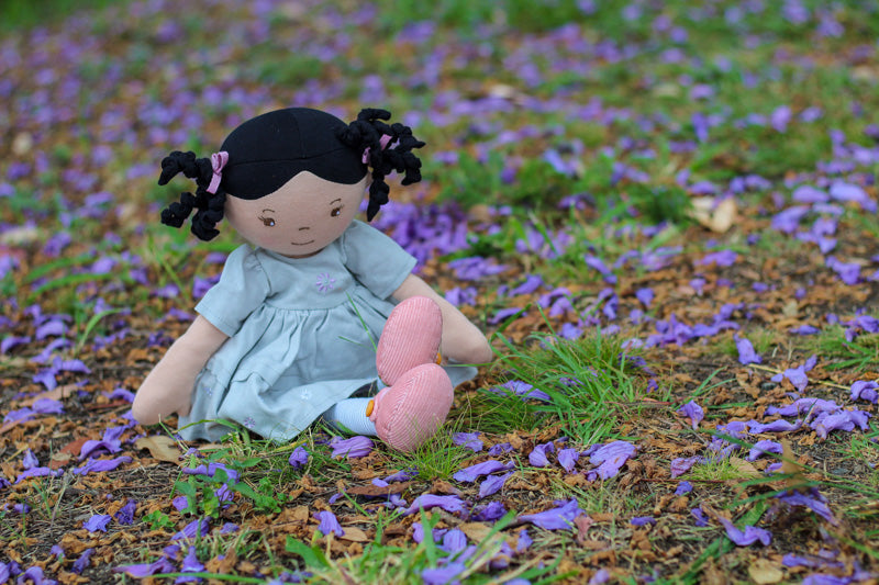 Bonikka Dolls | Maliah Linen Doll with Black Hair | 5165M