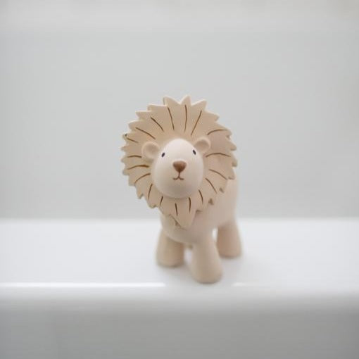 Tikiri Natural Rubber Teether | Zoo | Lion