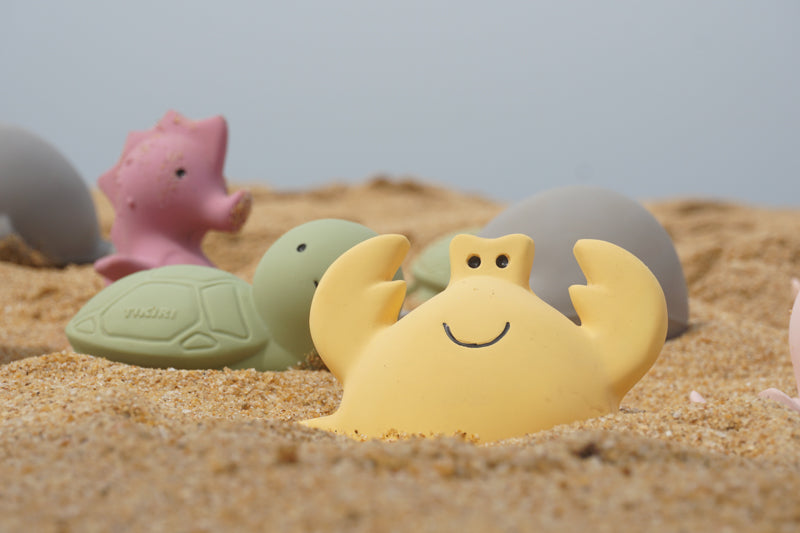 Tikiri Natural Rubber Teether  | Ocean | Turtle