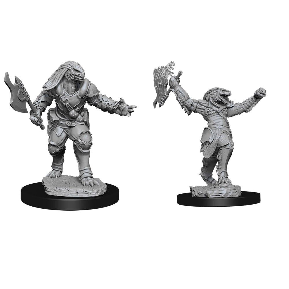 Dungeons & Dragons | Dragonborn Fighter Miniature (Unpainted)