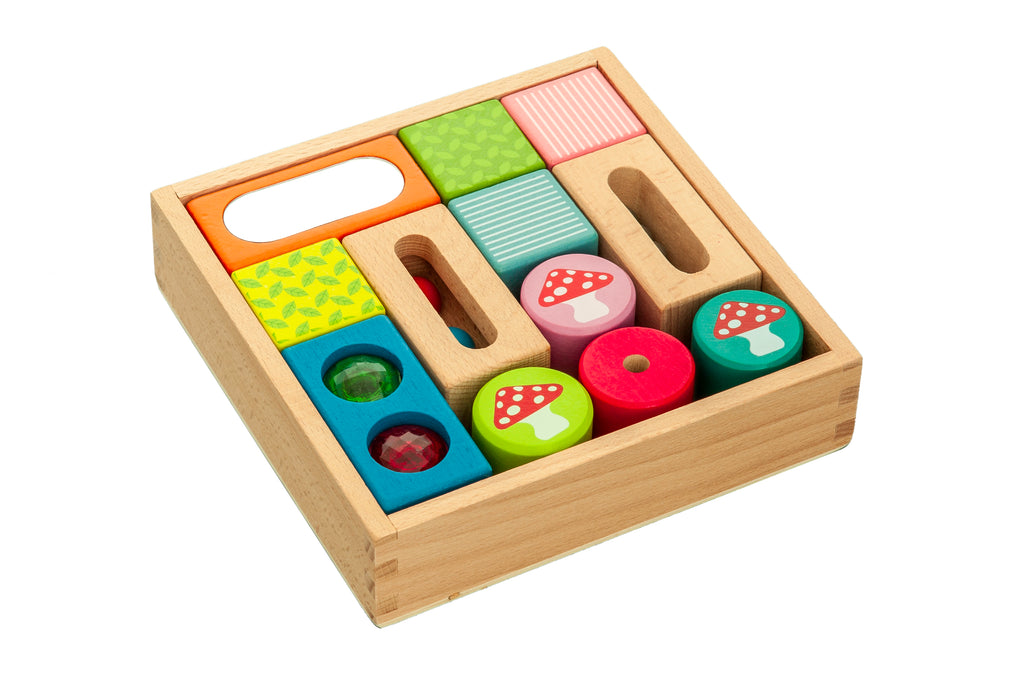 Everearth | Wooden Discovery Sensory Blocks