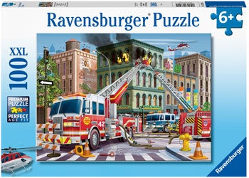 Ravensburger | 100pc | 133291 Fire Truck Rescue