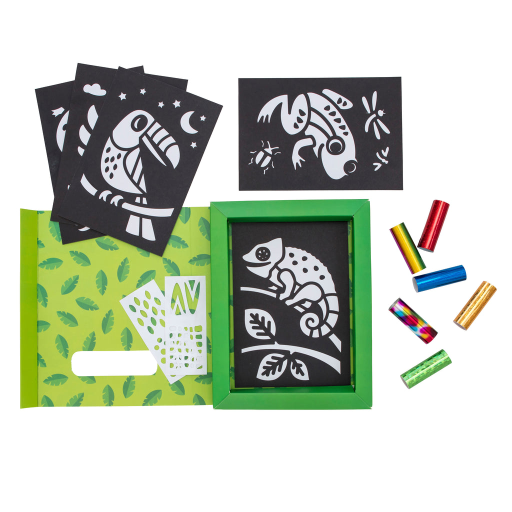 Tiger Tribe | Foil Art | Rainforest