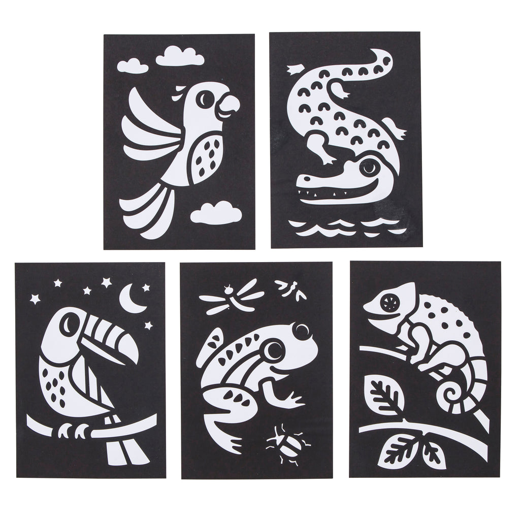 Tiger Tribe | Foil Art | Rainforest