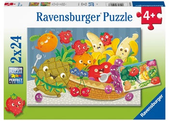 Ravensburger | 2 x 24 pc | 052486 Fruit & Veggie Fun