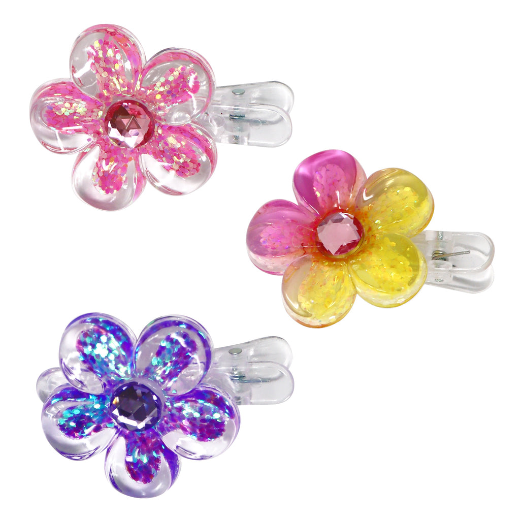 Pink Poppy | Daisy Sparkle Hair Clips