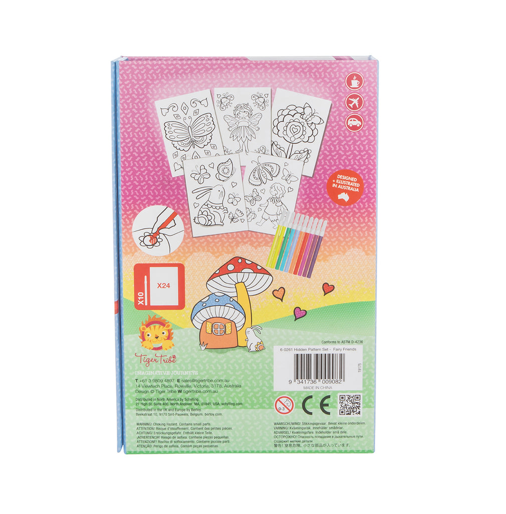 Tiger Tribe | Colouring In Set | Hidden Pattern Set Fairy