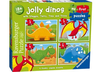 Ravensburger | My First Puzzle| 072897 Jolly Dinos