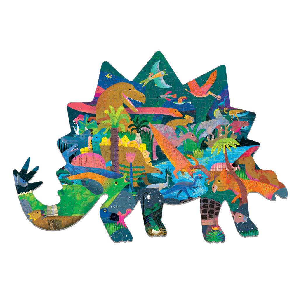 Mudpuppy | 300pc | Shaped Puzzle | Dinosaur