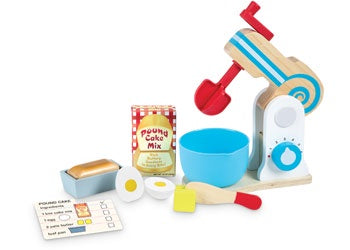 Melissa & Doug | Make-A-Cake Wooden Mixer Set