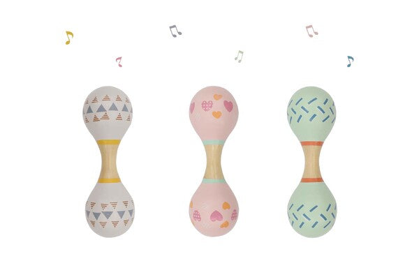 Kaper Kids | Calm & Breezy | Wooden Maraca Rattle