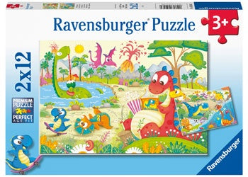 Ravensburger | 2 x 12 pc | 052462 My Dino Friends