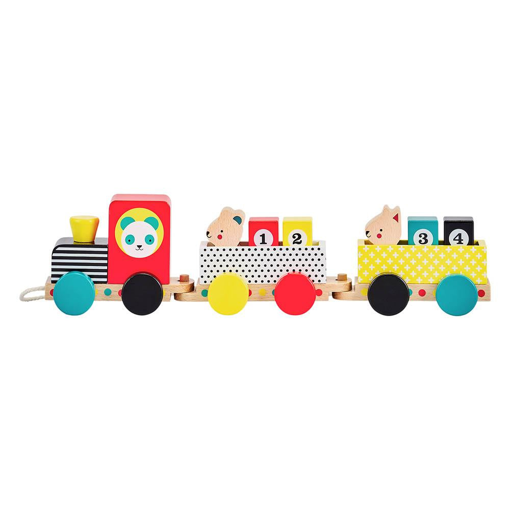 Petit Collage | Animal Friends Wooden Train