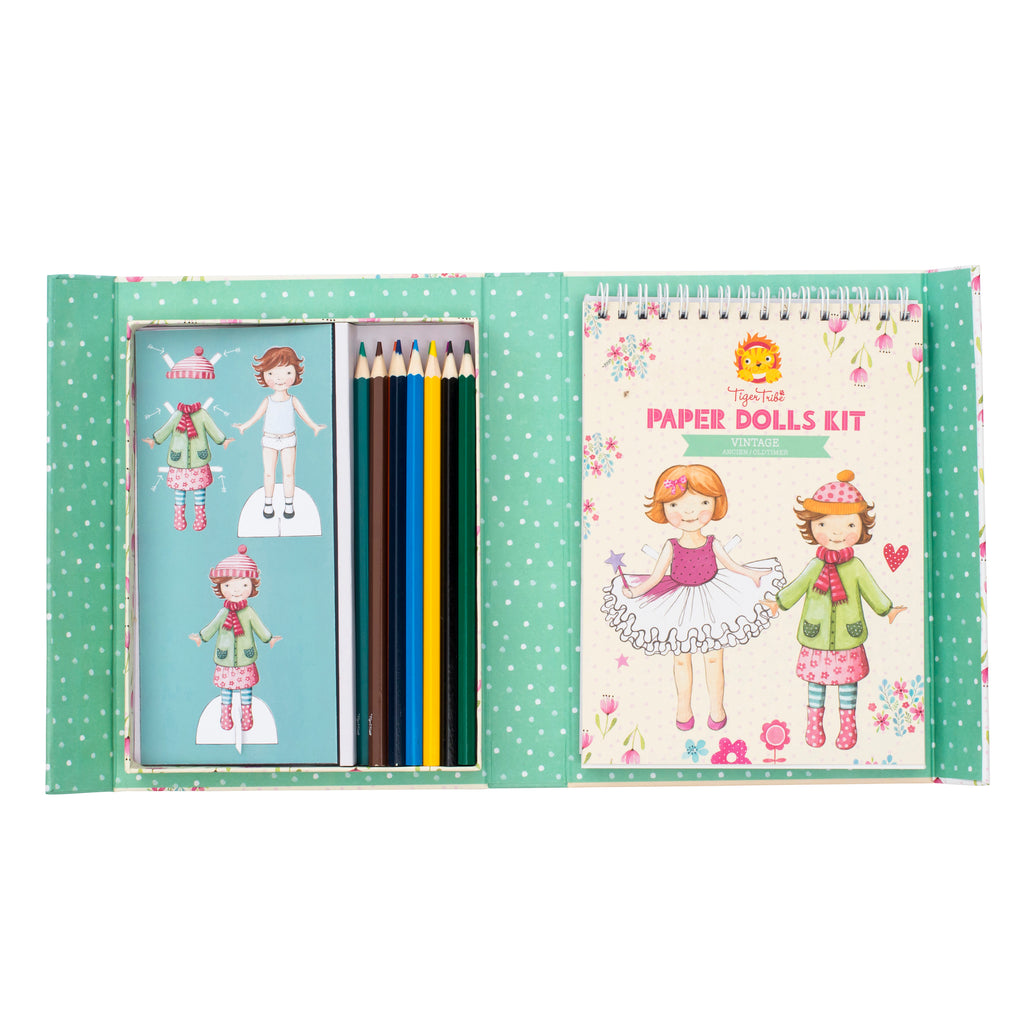 Tiger Tribe | Paper Dolls Kit | Vintage