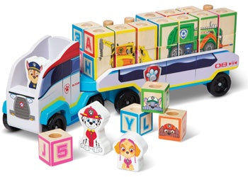 Melissa & Doug | Paw Patrol ABC Block Truck