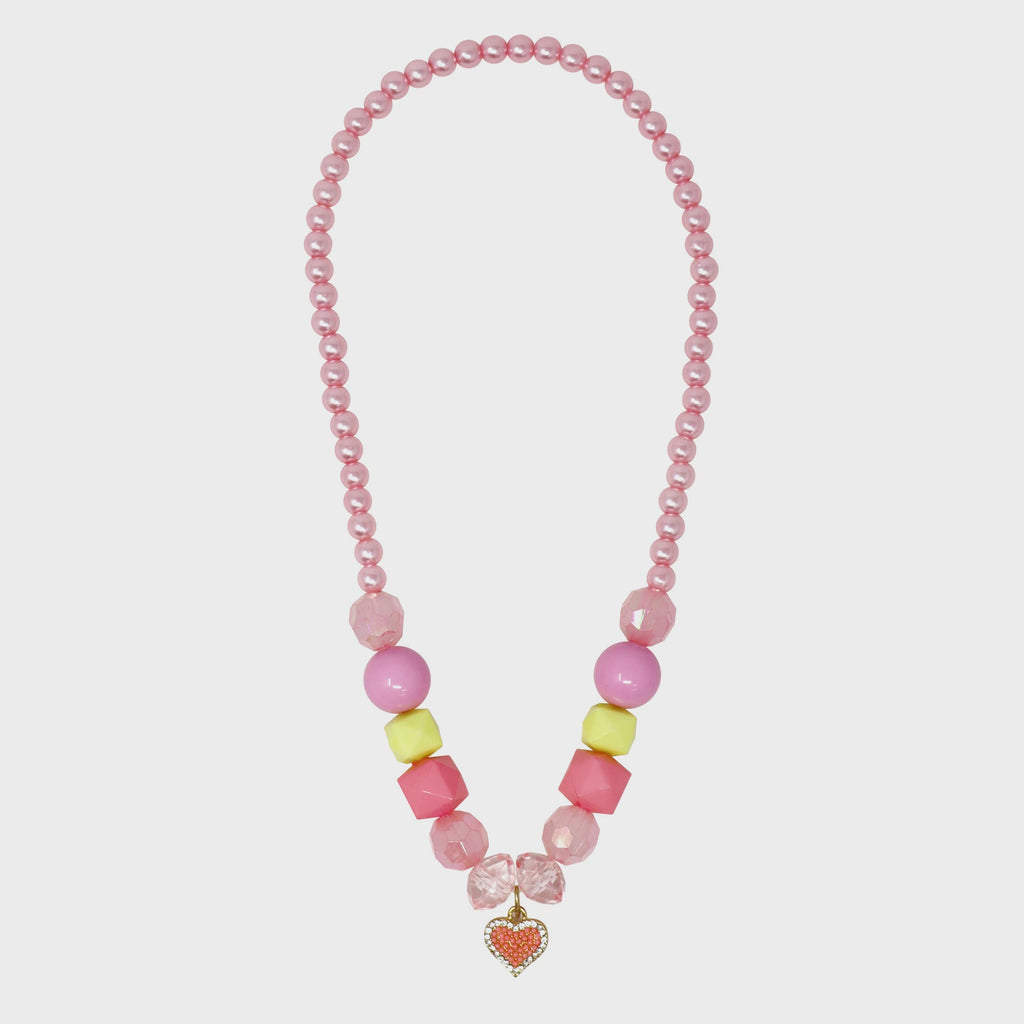 Pink Poppy | My Lovely Pink Heart Charm Necklace
