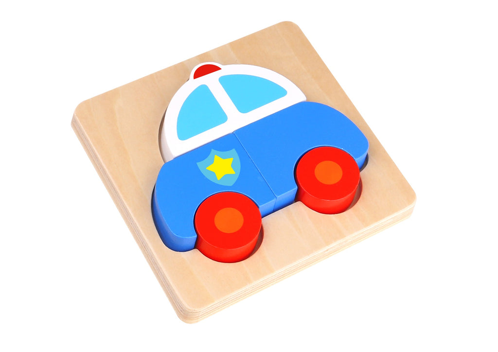 Tooky Toy | Mini Puzzle - Police Car