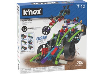 k'nex | Rad Rides 12 Model Building Set
