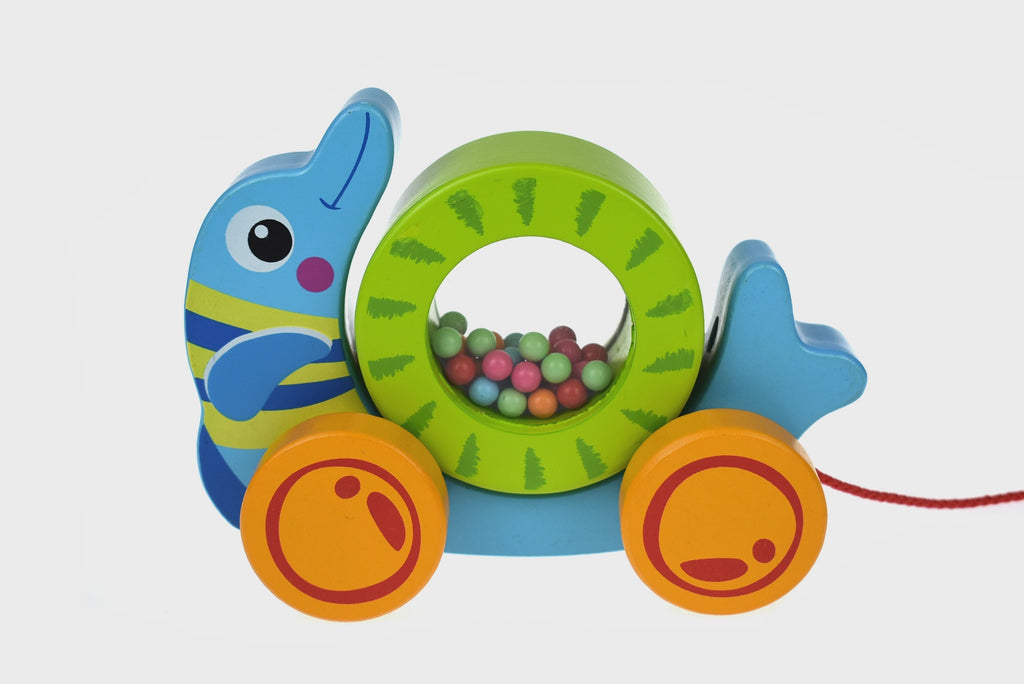 Tooky Toys | Pull Along - Rolling Dolphin