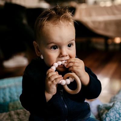 Jellystone Designs | Moon Teether | Sage