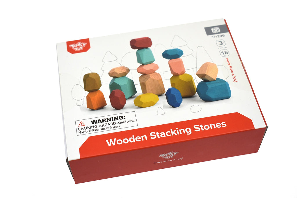 Tooky Toy | Wooden Stacking Stones