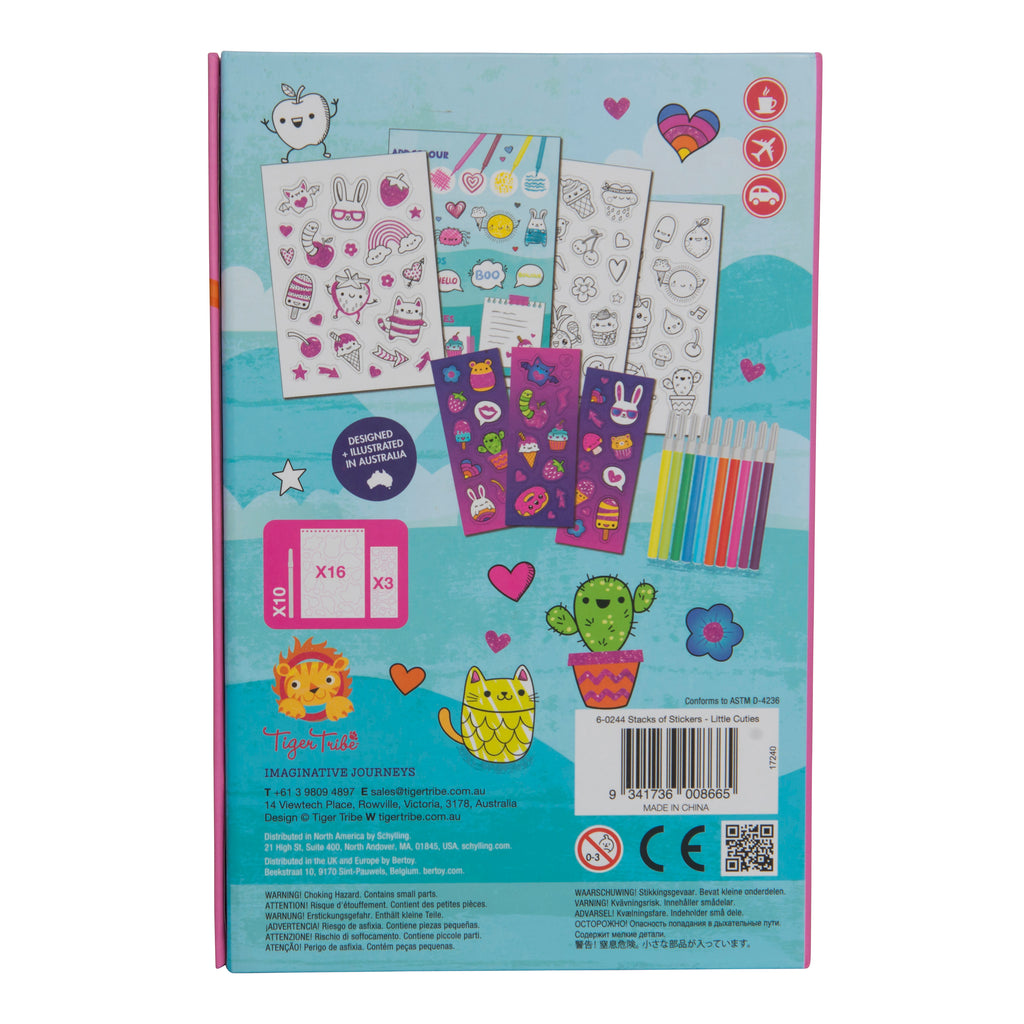Tiger Tribe | Stacks of Stickers | Little Cuties