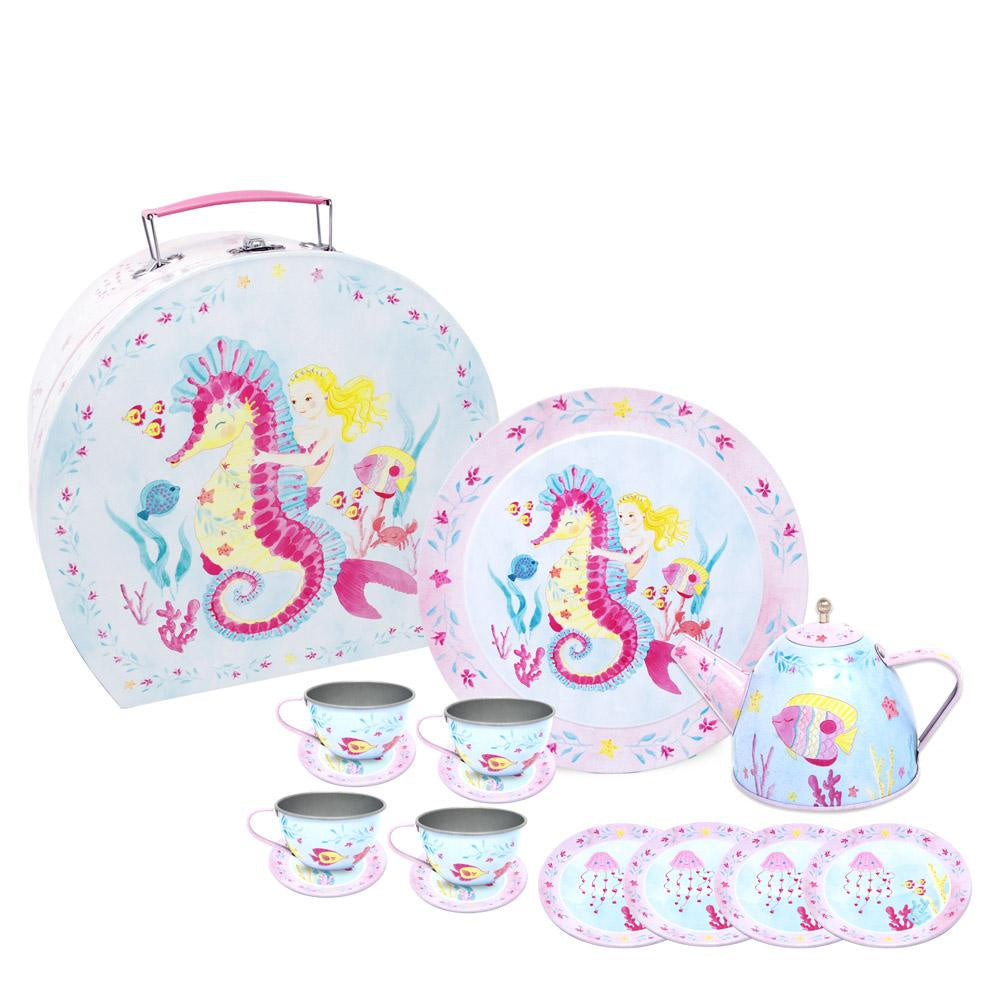 Pink Poppy | Wish Upon A Starfish Tea Set in carry case