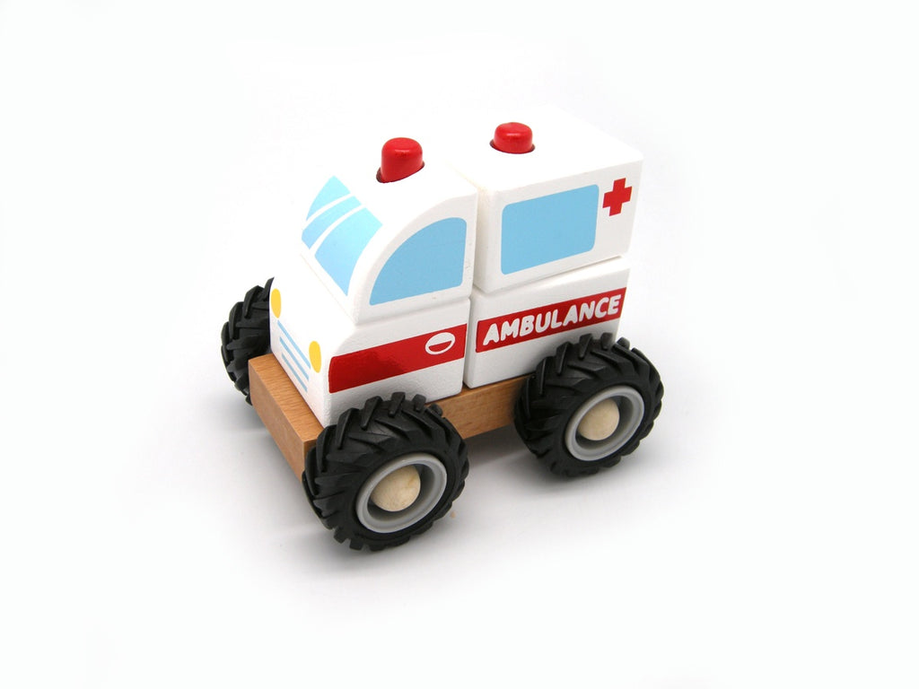 Boxed Vehicle | Wooden Ambulance