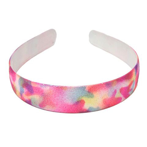 Pink Poppy | Rainbow Splash Headband