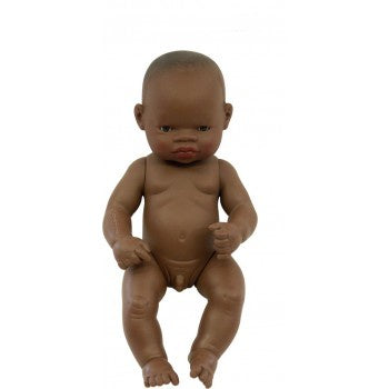 Miniland | 32cm | African | Boy | Polybag