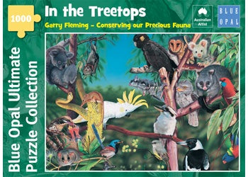 Blue Opal | 1000 pc | Garry Fleming | Conserving Our Precious Fauna | In The Treetops